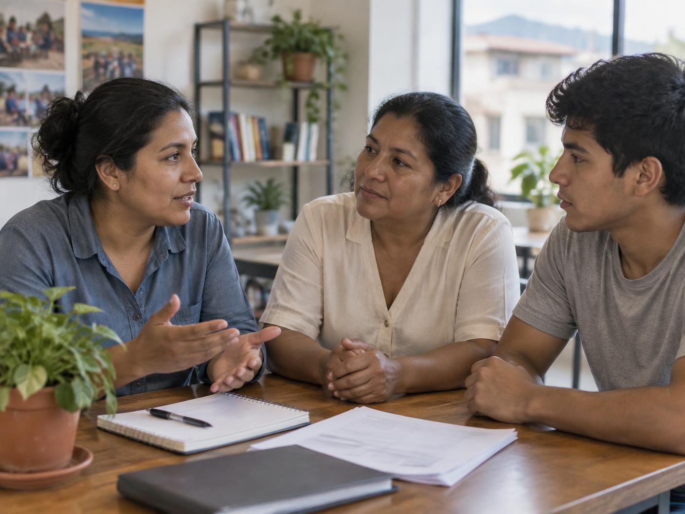 Conversación de orientación y acompañamiento para crear nuevas oportunidades